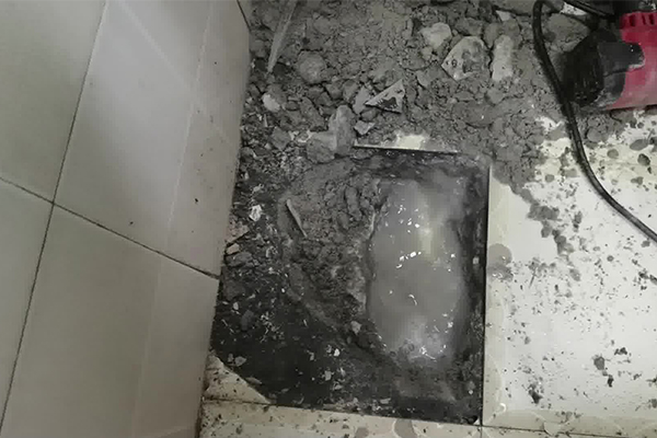 北京御園業(yè)主家管道漏水，普奇漏水檢測儀精準定位（下）